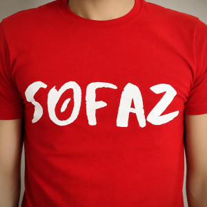 T SHIRT SOFAZ ROUGE